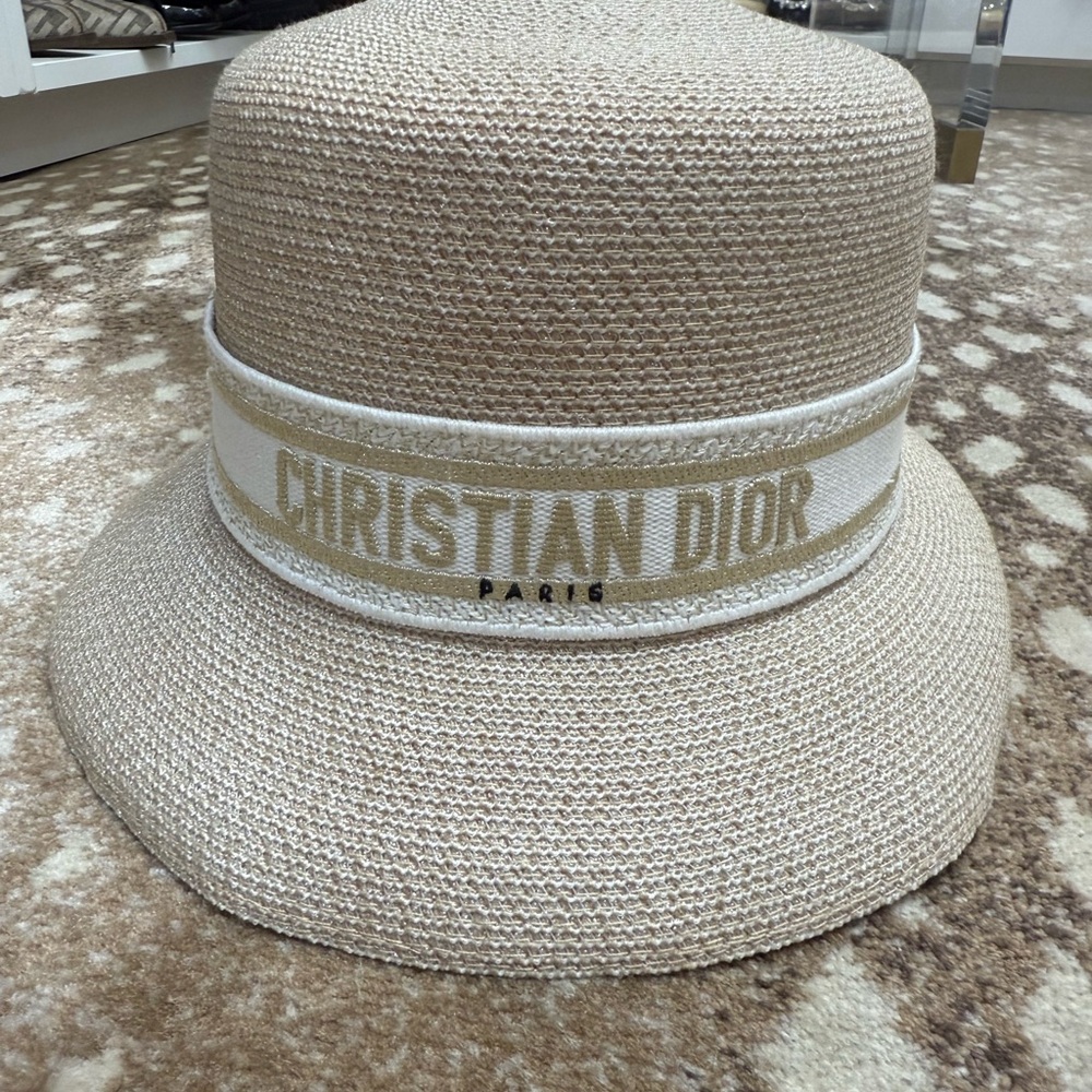 Dior Gold Lurex Hat